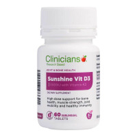Clinicians Sunshine Vitamin D3 60 Tablets Clinicians Sunshine Vitamin D3 60 Tablets